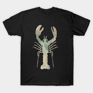 Lobster silhouette from 1905 Atlantic Ocean T-Shirt